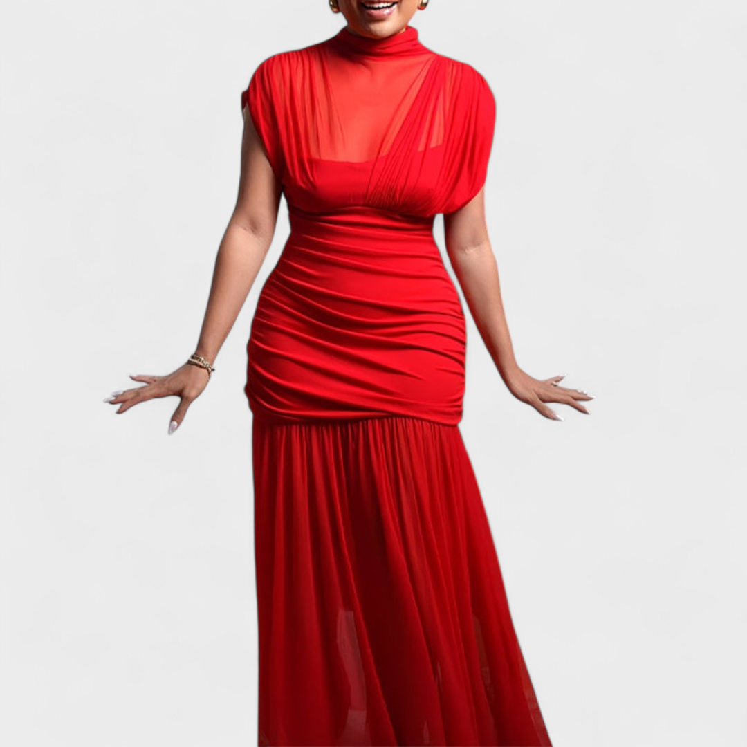 Мая - Рокля с класически чар