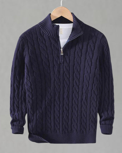 Калин™ | Премиум пуловер с полу-цип